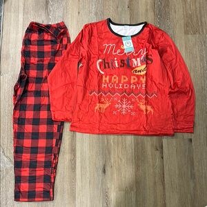 Red Christmas men’s pajama set - medium